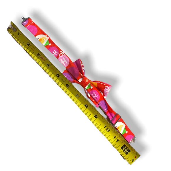 Christmas Santa Holiday Red Infant Baby Bow Tie - Picture 3 of 4